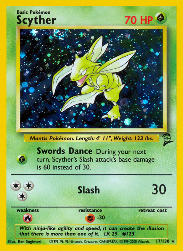 Scyther (17/130) [Base Set 2] | Cracking-Singles