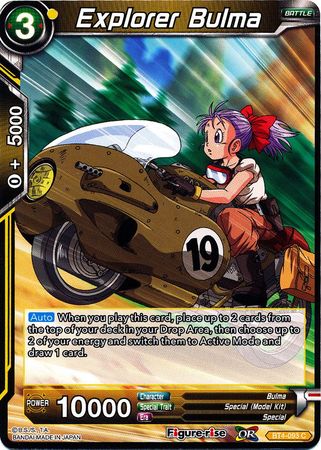 Explorer Bulma [BT4-093] | Cracking-Singles