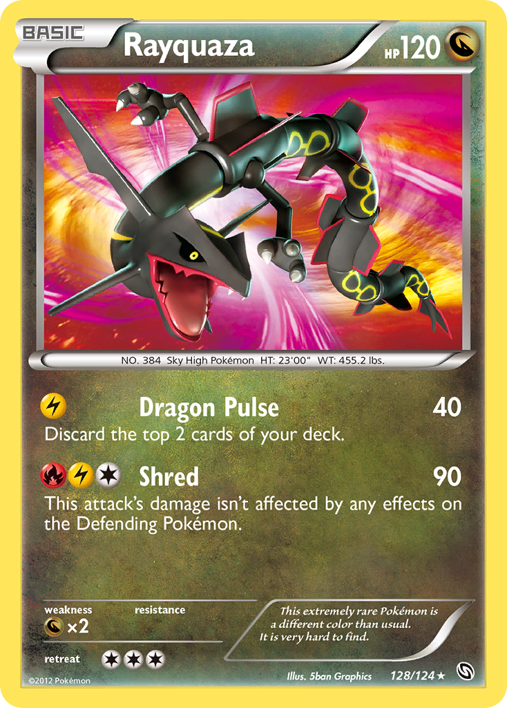 Rayquaza (128/124) [Black & White: Dragons Exalted] | Cracking-Singles