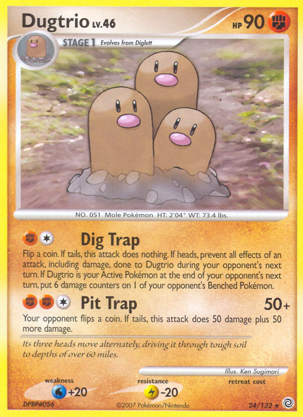 Dugtrio (24/132) [Diamond & Pearl: Secret Wonders] | Cracking-Singles