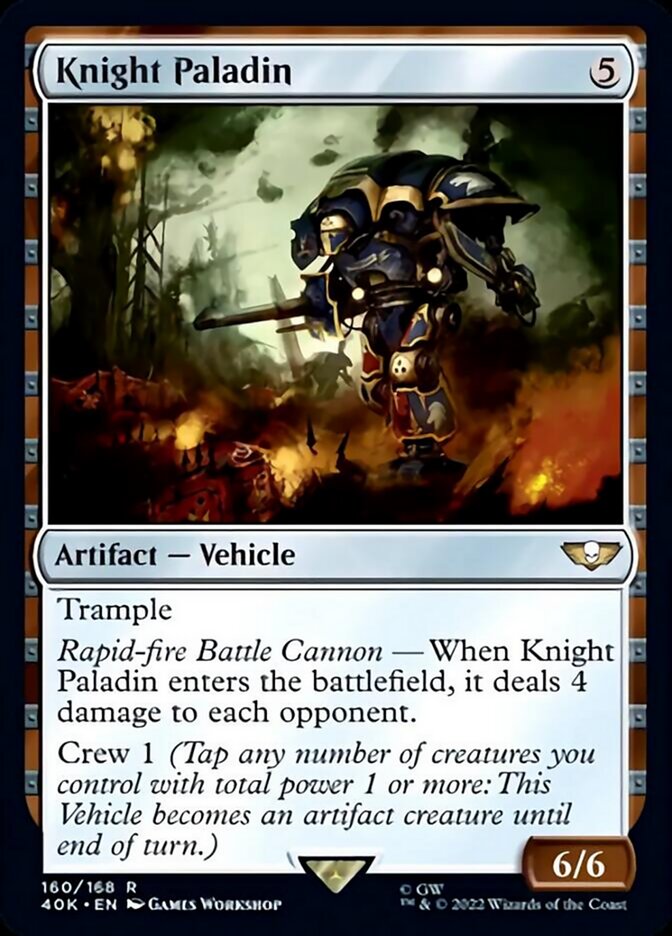 Knight Paladin (Surge Foil) [Universes Beyond: Warhammer 40,000] | Cracking-Singles