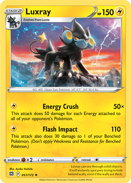 Luxray (051/172) [Sword & Shield: Brilliant Stars] | Cracking-Singles