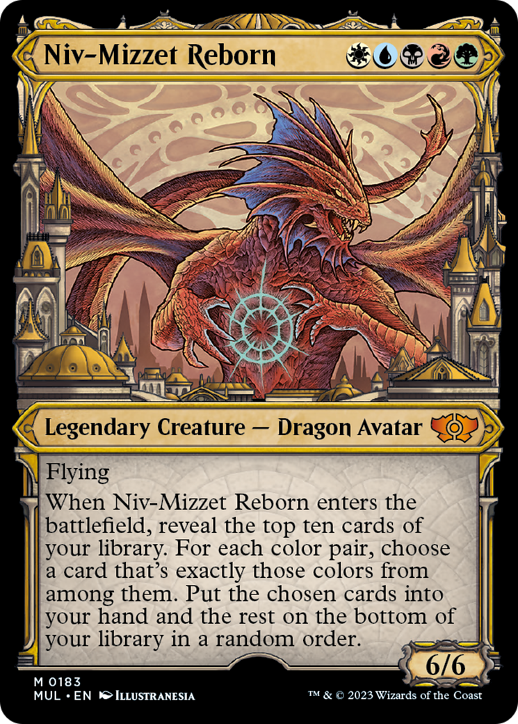 Niv-Mizzet Reborn (Halo Foil) [Multiverse Legends] | Cracking-Singles