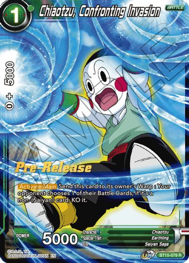 Chiaotzu, Confronting Invasion (BT15-079) [Saiyan Showdown Prerelease Promos] | Cracking-Singles