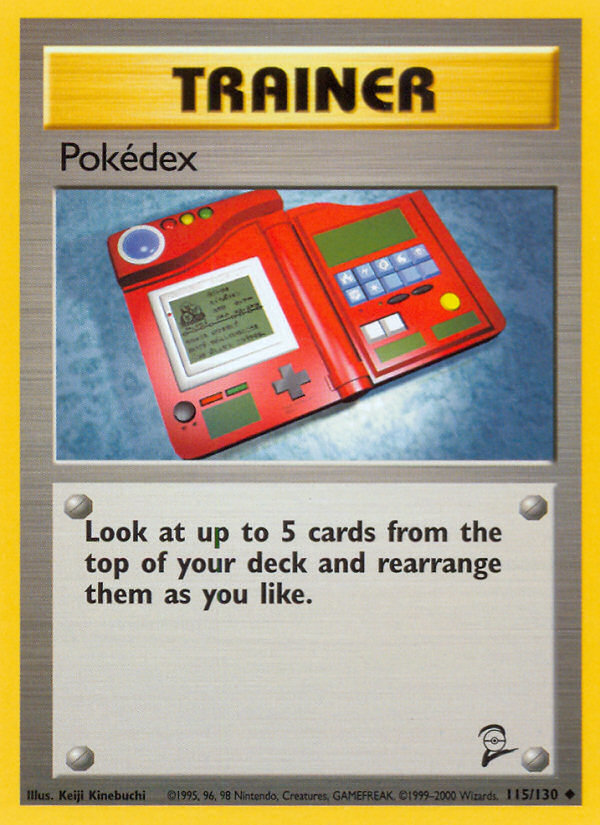 Pokedex (115/130) [Base Set 2] | Cracking-Singles