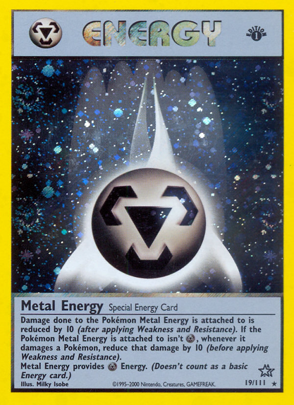 Metal Energy (19/111) [Neo Genesis 1st Edition] | Cracking-Singles