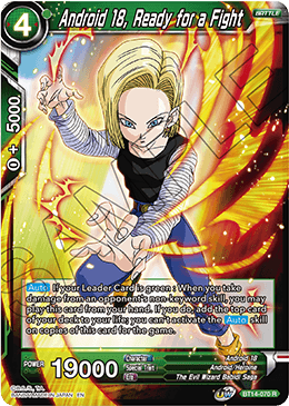 Android 18, Ready for a Fight (BT14-070) [Cross Spirits] | Cracking-Singles