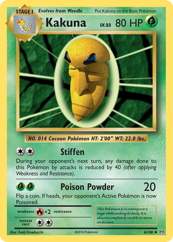 Kakuna (6/108) [XY: Evolutions] | Cracking-Singles