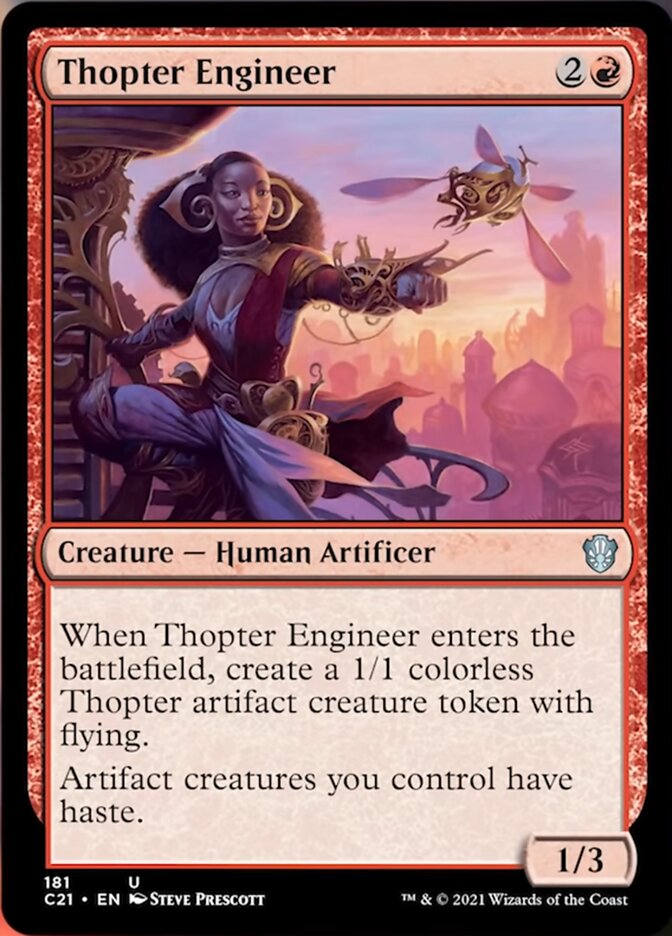 Thopter Engineer [Commander 2021] | Cracking-Singles