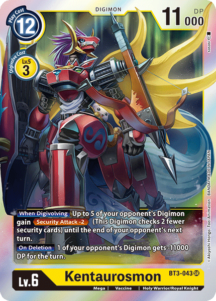 Kentaurosmon [BT3-043] [Release Special Booster Ver.1.0] | Cracking-Singles