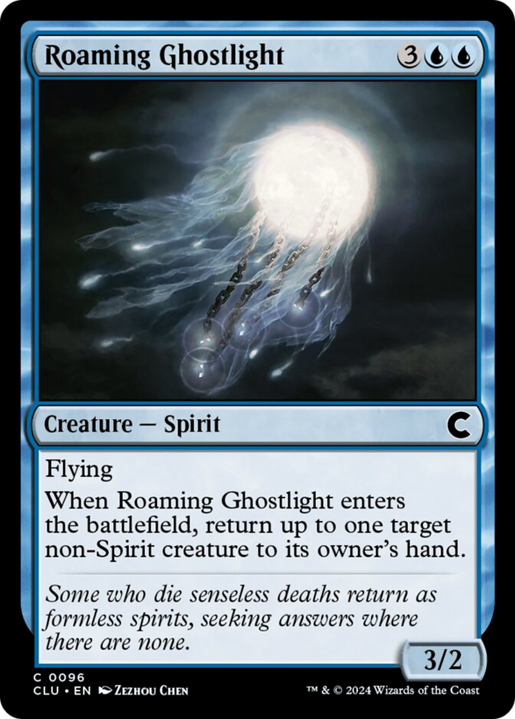 Roaming Ghostlight [Ravnica: Clue Edition] | Cracking-Singles