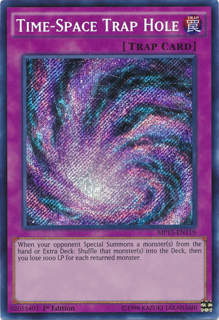 Time-Space Trap Hole [MP15-EN119] Secret Rare | Cracking-Singles