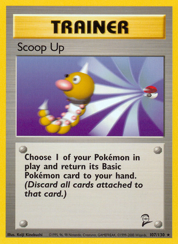 Scoop Up (107/130) [Base Set 2] | Cracking-Singles