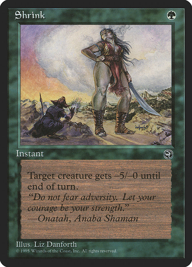 Shrink (Onatah Flavor Text) [Homelands] | Cracking-Singles