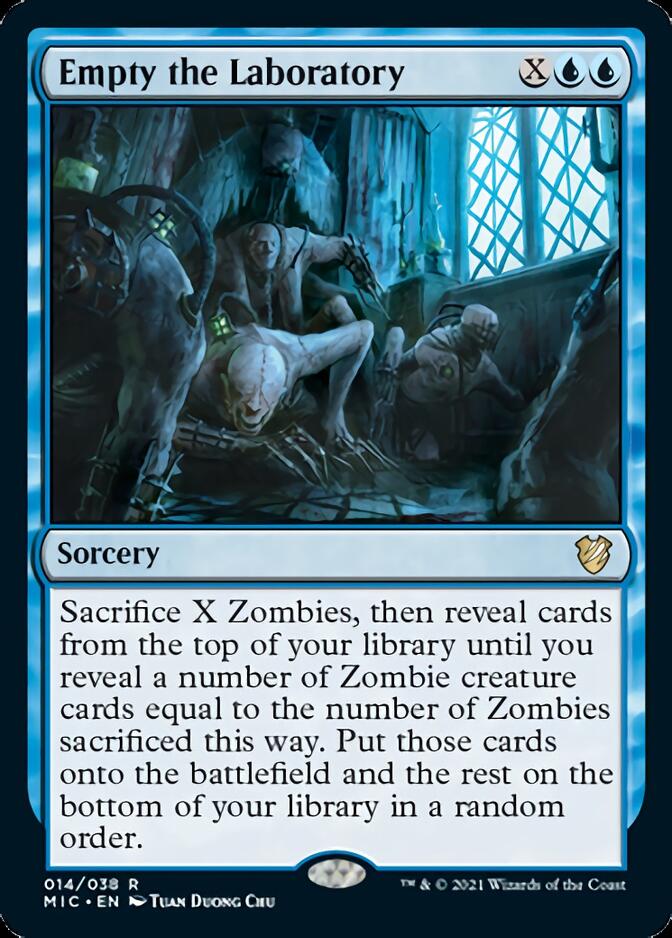 Empty the Laboratory [Innistrad: Midnight Hunt Commander] | Cracking-Singles