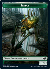 Insect // Slug Double-sided Token [Innistrad: Crimson Vow Tokens] | Cracking-Singles