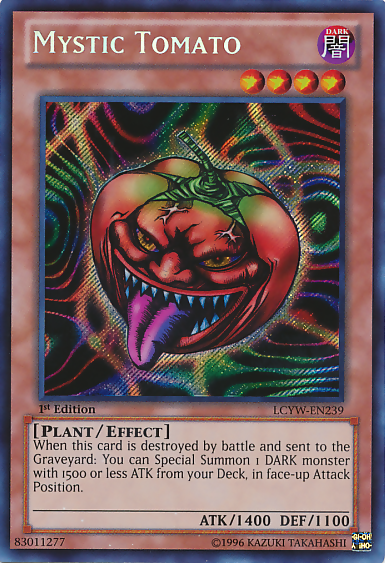 Mystic Tomato [LCYW-EN239] Secret Rare | Cracking-Singles