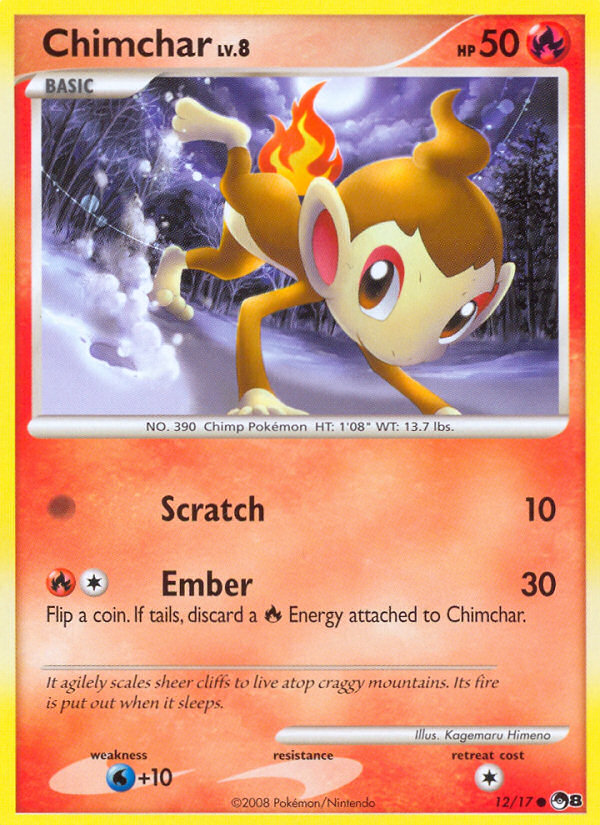 Chimchar (12/17) [POP Series 8] | Cracking-Singles