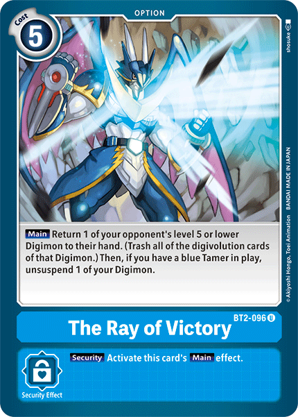 The Ray of Victory [BT2-096] [Release Special Booster Ver.1.5] | Cracking-Singles