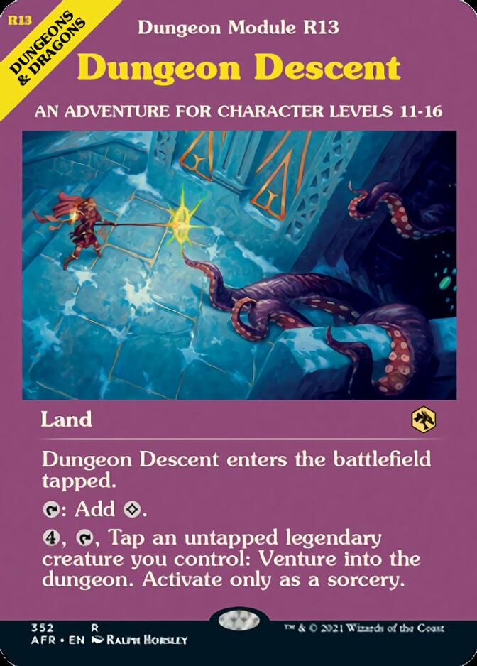 Dungeon Descent (Dungeon Module) [Dungeons & Dragons: Adventures in the Forgotten Realms] | Cracking-Singles