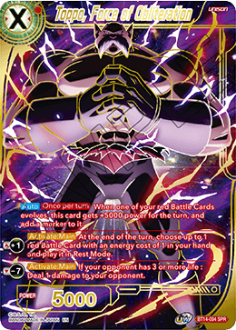 Toppo, Force of Obliteration (SPR) (BT14-004) [Cross Spirits] | Cracking-Singles