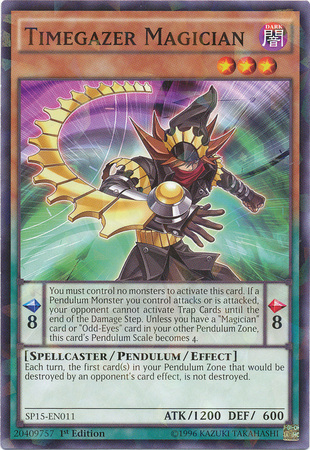 Timegazer Magician [SP15-EN011] Shatterfoil Rare | Cracking-Singles