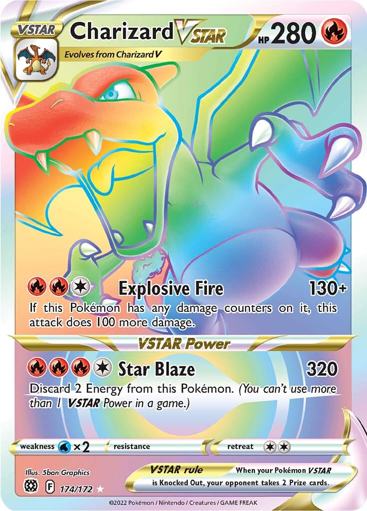 Charizard VSTAR (174/172) [Sword & Shield: Brilliant Stars] | Cracking-Singles