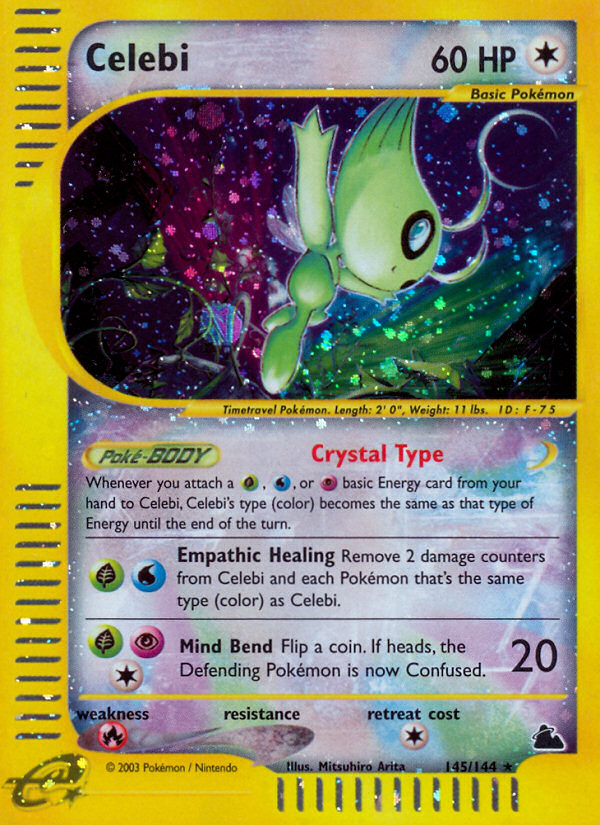 Celebi (145/144) [Skyridge] | Cracking-Singles