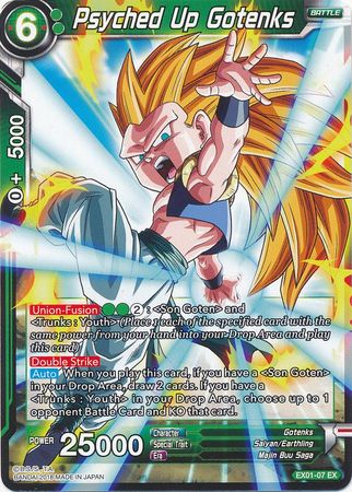 Psyched Up Gotenks (EX01-07) [Mighty Heroes] | Cracking-Singles