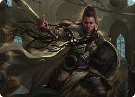 Shanna, Purifying Blade Art Card 1 [Dominaria United Art Series] | Cracking-Singles