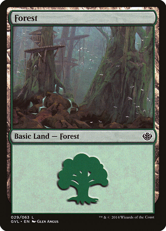 Forest (29) (Garruk vs. Liliana) [Duel Decks Anthology] | Cracking-Singles