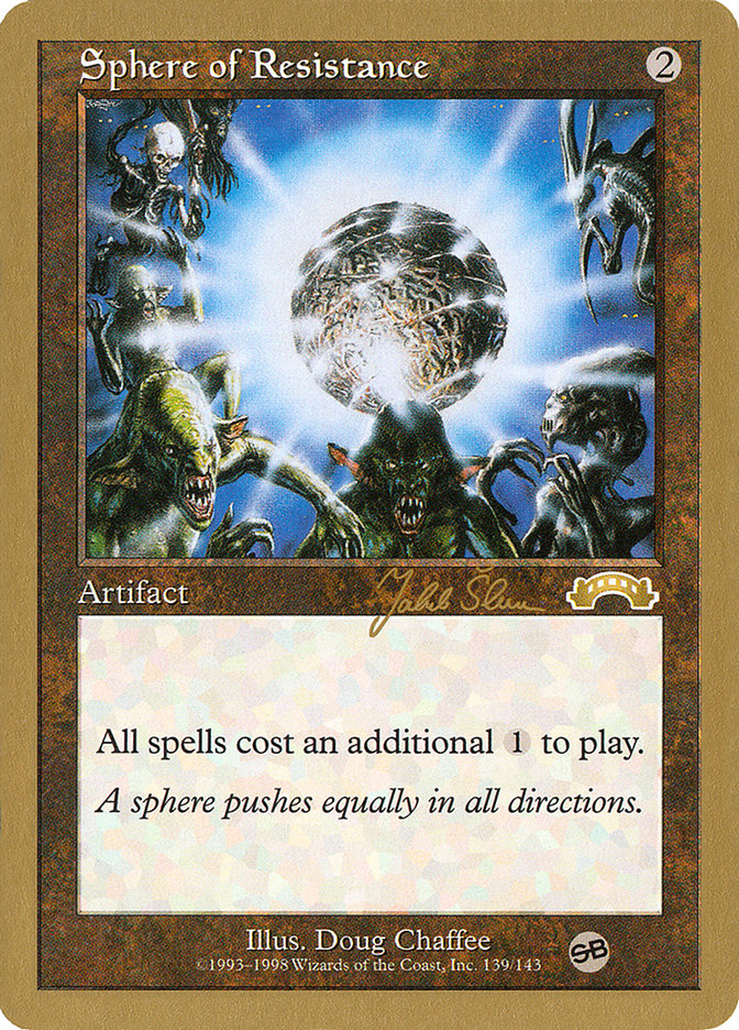 Sphere of Resistance (Jakub Slemr) (SB) [World Championship Decks 1999] | Cracking-Singles