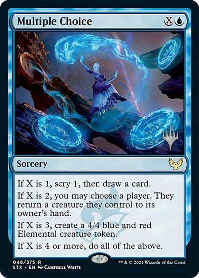 Multiple Choice (Promo Pack) [Strixhaven: School of Mages Promos] | Cracking-Singles