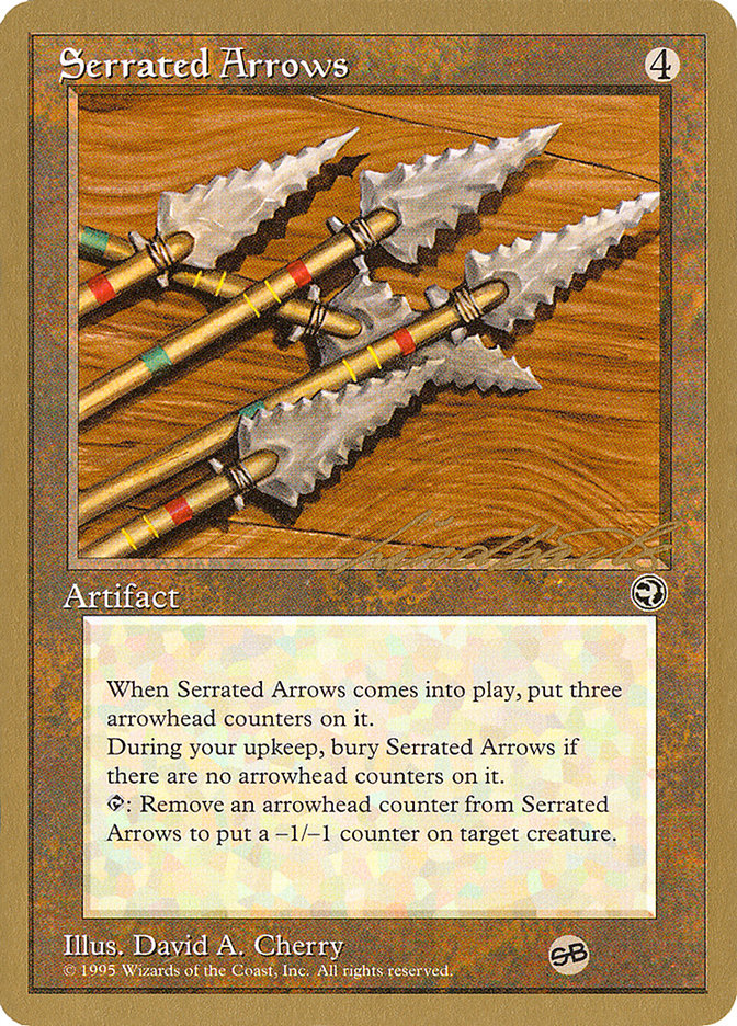 Serrated Arrows (Leon Lindback) (SB) [Pro Tour Collector Set] | Cracking-Singles