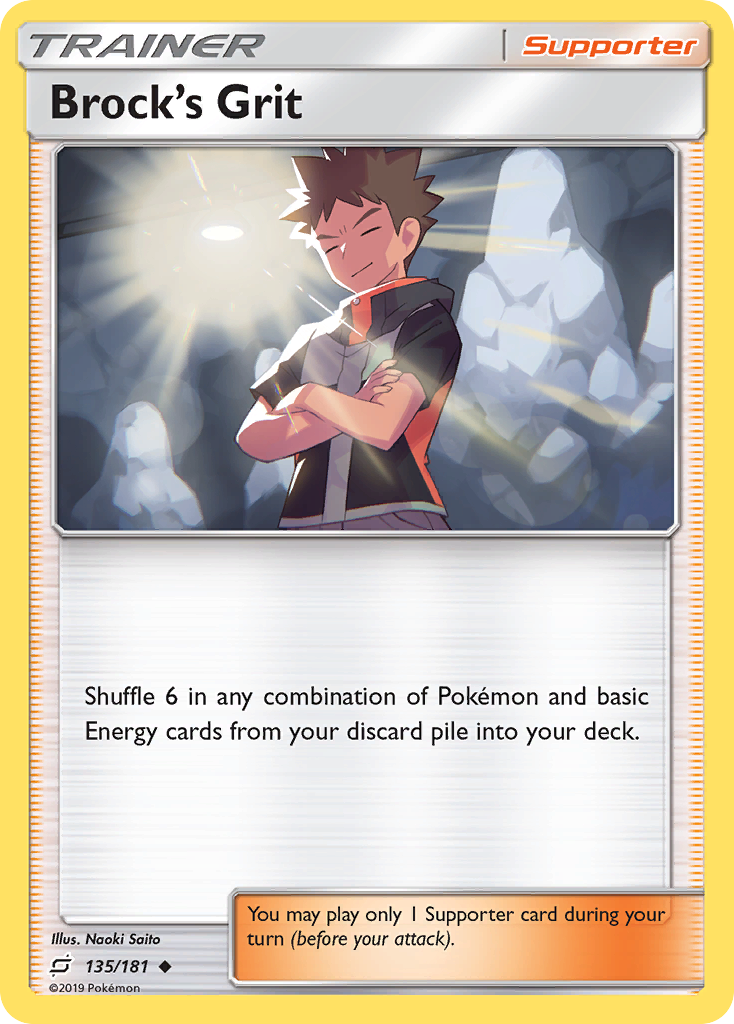 Brock's Grit (135/181) [Sun & Moon: Team Up] | Cracking-Singles