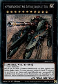 Superdreadnought Rail Cannon Juggernaut Liebe [LDS2-EN124] Secret Rare | Cracking-Singles