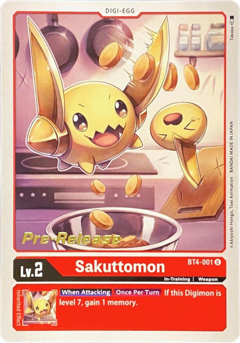 Sakuttomon [BT4-001] [Great Legend Pre-Release Promos] | Cracking-Singles