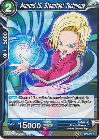 Android 18, Steadfast Technique [BT9-031] | Cracking-Singles