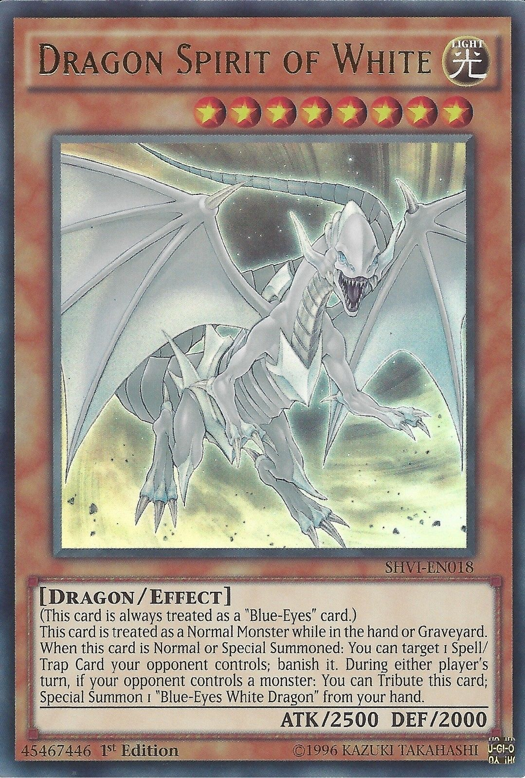 Dragon Spirit of White [SHVI-EN018] Ultra Rare | Cracking-Singles