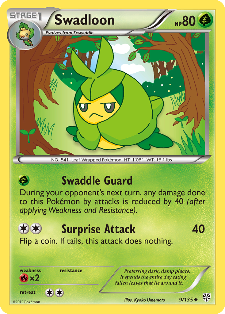 Swadloon (9/135) [Black & White: Plasma Storm] | Cracking-Singles