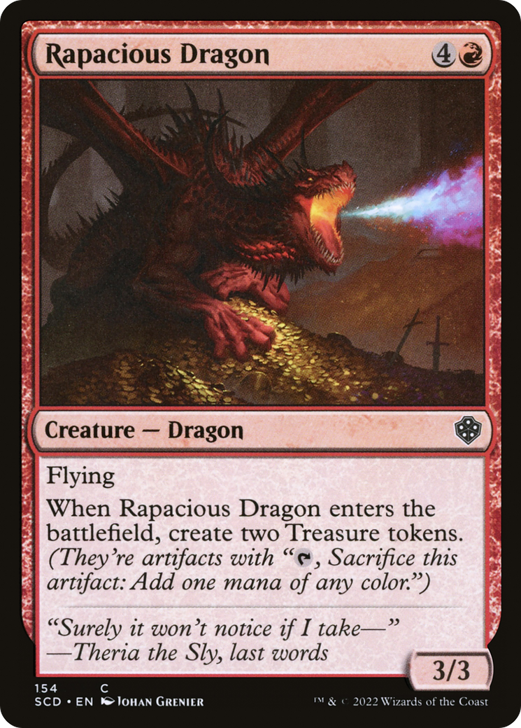 Rapacious Dragon [Starter Commander Decks] | Cracking-Singles