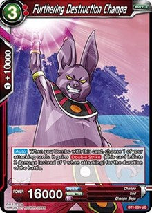 Furthering Destruction Champa [BT1-005] | Cracking-Singles