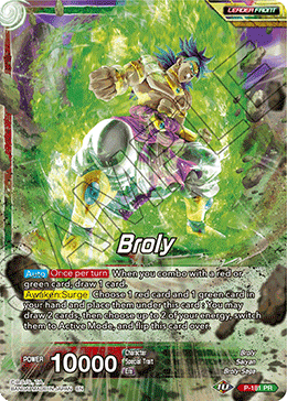 Broly // Broly, Surge of Brutality (Gold Stamped) [P-181] | Cracking-Singles