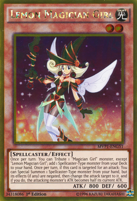 Lemon Magician Girl [MVP1-ENG51] Gold Rare | Cracking-Singles