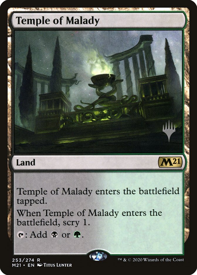 Temple of Malady (Promo Pack) [Core Set 2021 Promos] | Cracking-Singles