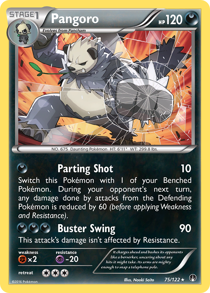 Pangoro (75/122) [XY: BREAKpoint] | Cracking-Singles