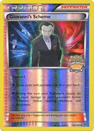 Giovanni's Scheme (138/162) (Championship Promo) [XY: BREAKthrough] | Cracking-Singles