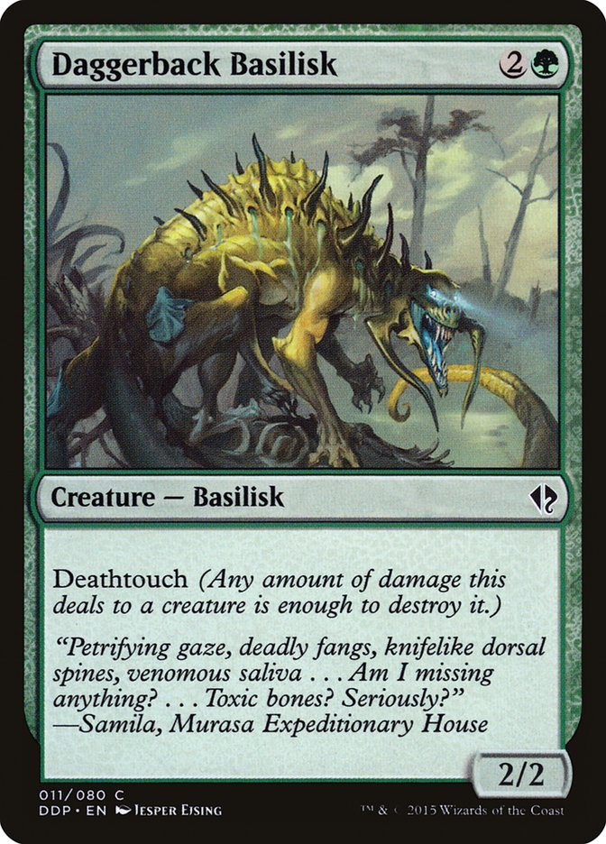 Daggerback Basilisk [Duel Decks: Zendikar vs. Eldrazi] | Cracking-Singles