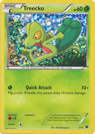 Treecko (1/12) [McDonald's Promos: 2015 Collection] | Cracking-Singles