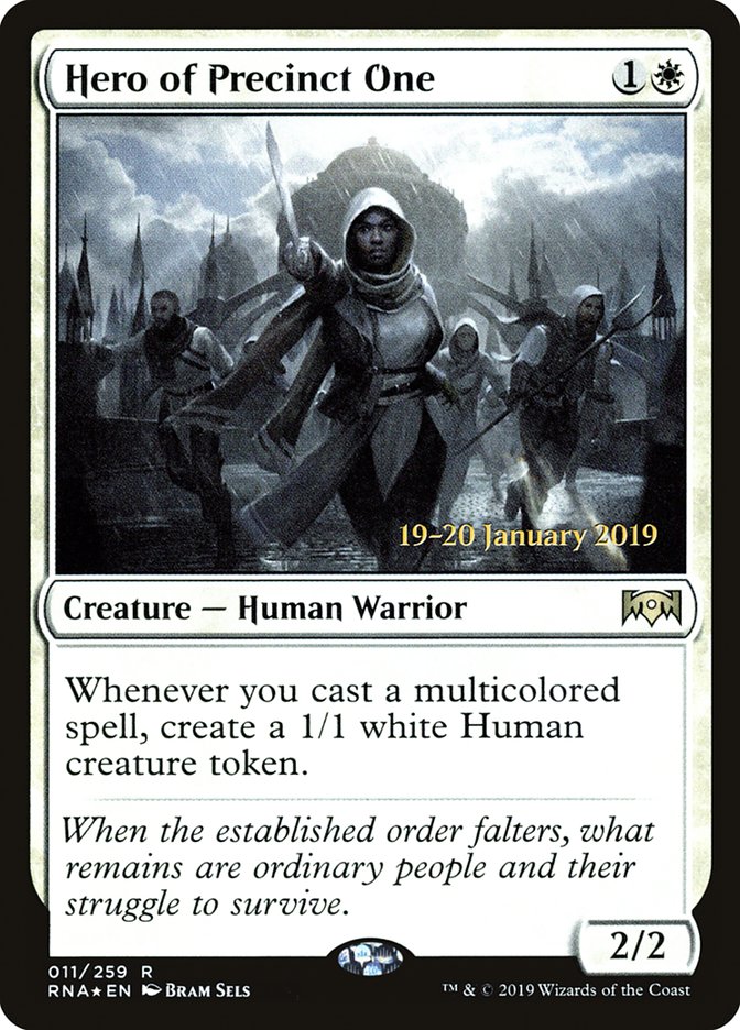 Hero of Precinct One [Ravnica Allegiance Prerelease Promos] | Cracking-Singles